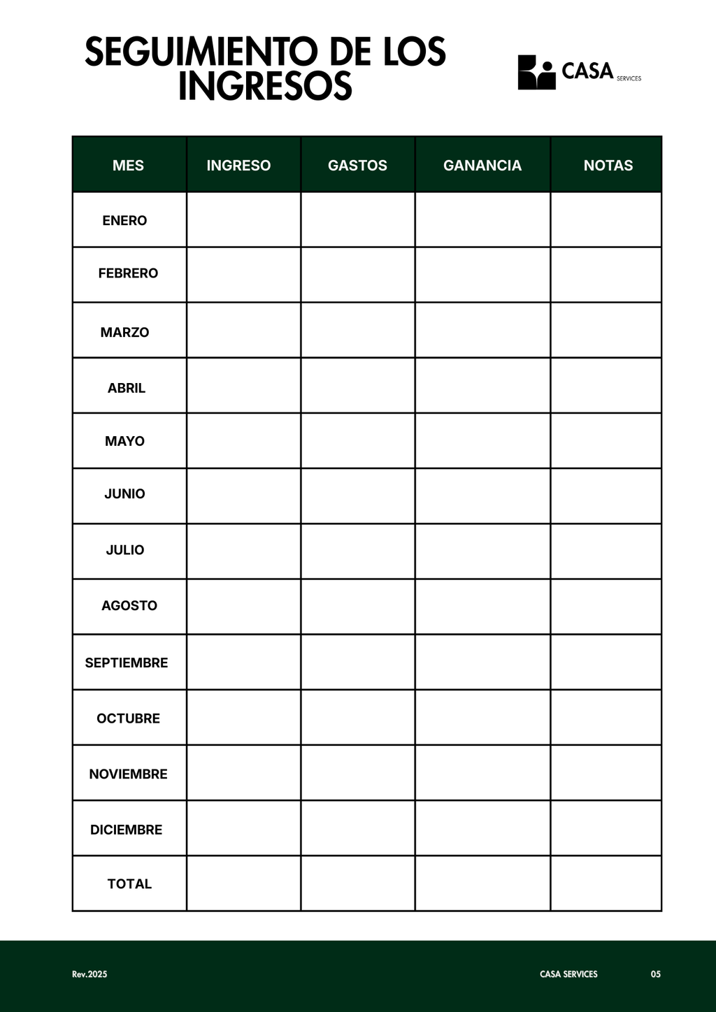 Finanzas en Orden – CASA Services